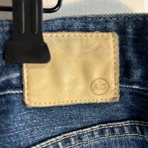 ADRIANO GOLDSCHMIED Sz 31 The Ex-Boyfriend Slim Leg High Waist Jeans Blue Denim - Picture 10 of 13